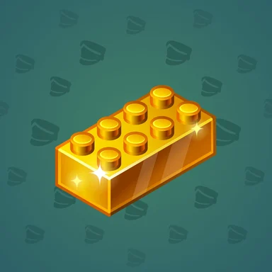 Artisan Brick, модель Gold Block, фон Tactical Pine