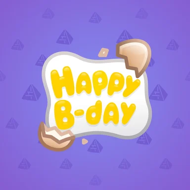 B-Day Candle, модель Eggcellent, фон Cyberpunk