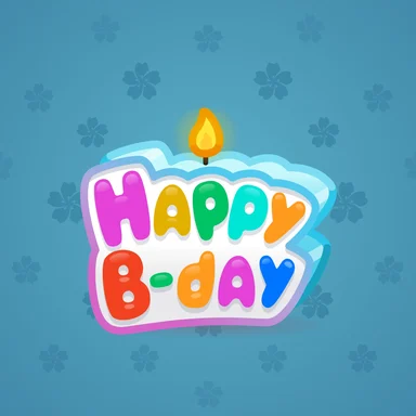 B-Day Candle