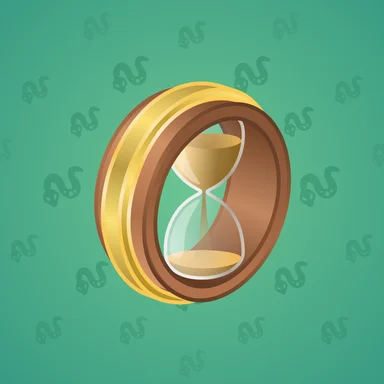 Bonded Ring, модель Hourglass, фон Pacific Green