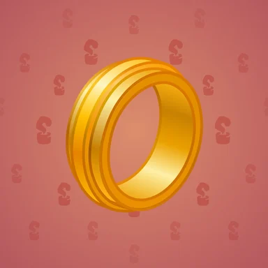 Bonded Ring, модель Goldsmith, фон Strawberry