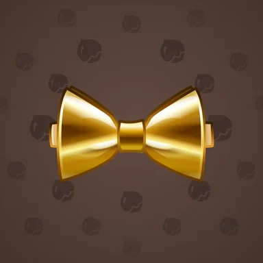 Bow Tie, модель Velvet Gold, фон Seal Brown