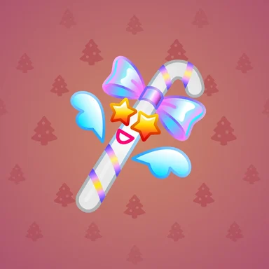 Candy Cane, модель Angelius, фон Mystic Pearl