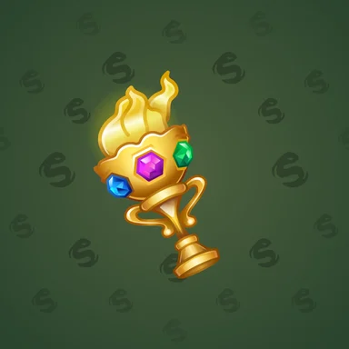 Chill Flame, модель Royal Goblet, фон Dark Green