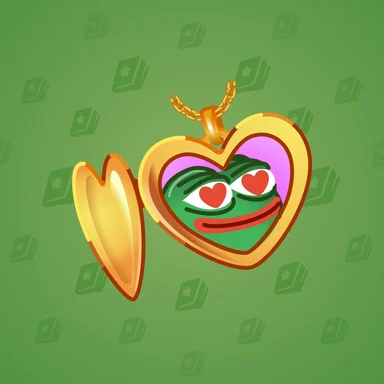 Cupid Charm, модель Pepe Love, фон Shamrock Green