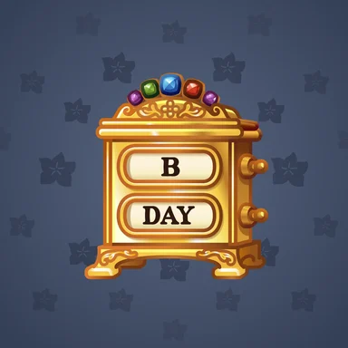 Desk Calendar, модель Time Spin, фон Midnight Blue