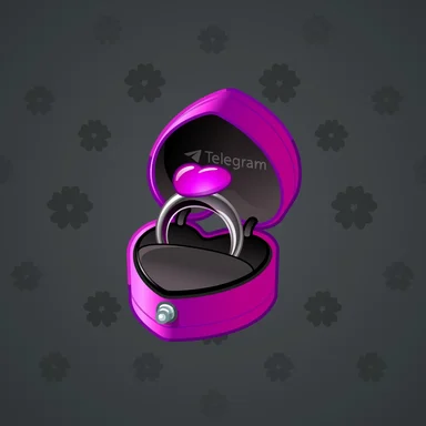 Diamond Ring, модель Pink Lover, фон Onyx Black