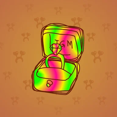 Diamond Ring, модель Graffiti, фон Orange