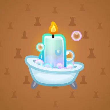 Eternal Candle, модель Bubble Bath, фон Copper