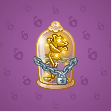 Eternal Rose, модель Golden Lock, фон Purple