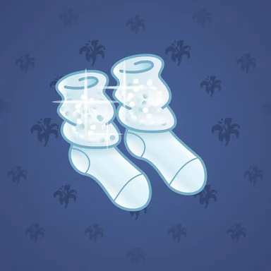 Fresh Socks, модель Billie Jean, фон Marine Blue