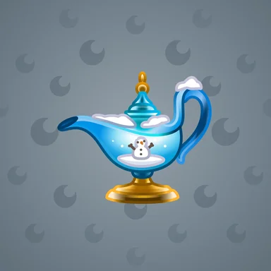 Genie Lamp, модель Snow Globe, фон Steel Grey