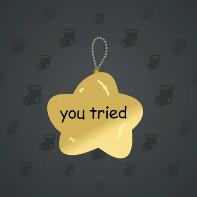 Hanging Star, модель You Tried..., фон Onyx Black
