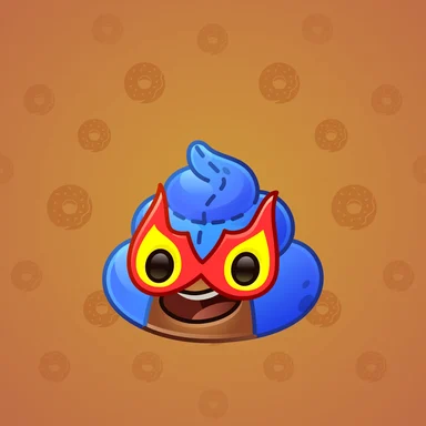 Happy Brownie, модель Wrestler, фон Orange