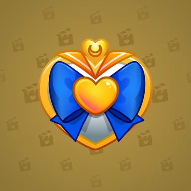 Heart Locket, модель Venus, фон Satin Gold