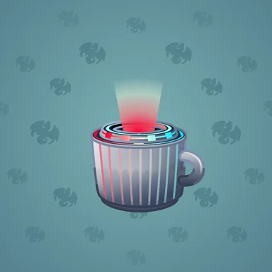 Holiday Drink, модель Cyber Mix, фон Moonstone