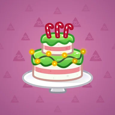 Homemade Cake, модель Candy Cane, фон Fandango