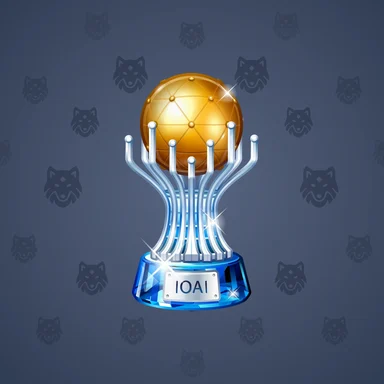 Intelligence Cup, модель Gold, фон Midnight Blue