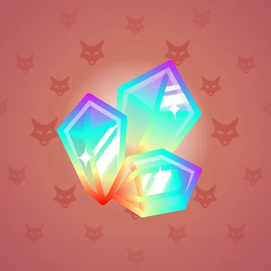 Ion Gem, модель Prismatic, фон Strawberry