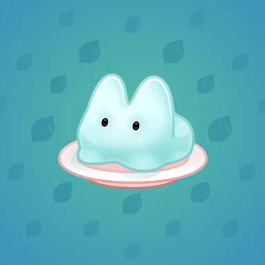 Jelly Bunny, модель Winter, фон Pacific Cyan