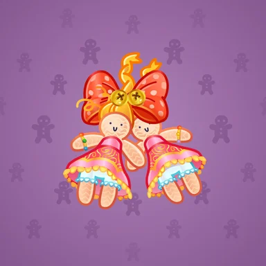 Jingle Bells, модель Dolls, фон English Violet