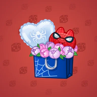 Joyful Bundle, модель Spider-Dog, фон Carmine