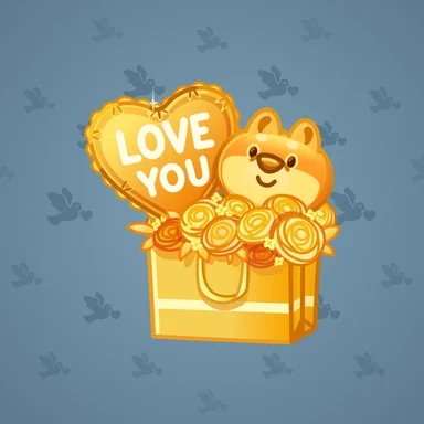 Joyful Bundle, модель Pure Gold, фон Silver Blue