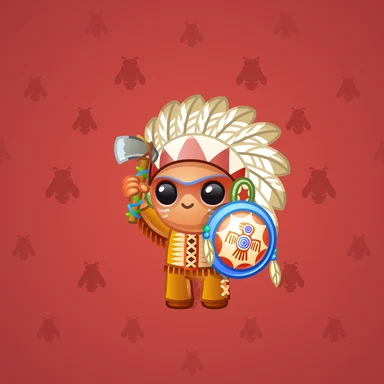 Liberty Figure, модель Chieftain, фон Carmine
