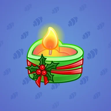 Love Candle, модель Mistletoe, фон Navy Blue
