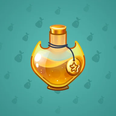 Love Potion, модель Molten Gold, фон Turquoise