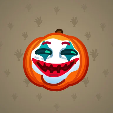 Mad Pumpkin, модель The Joker, фон Desert Sand