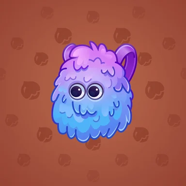 Mood Pack, модель Fluffy Monster, фон Chestnut