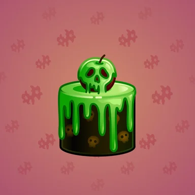 Mousse Cake, модель Cursed Apple, фон Mystic Pearl