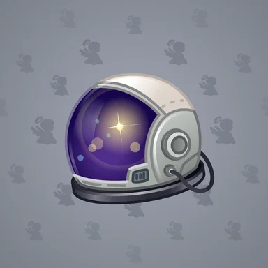 Neko Helmet, модель Astronaut, фон Roman Silver