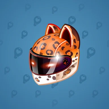 Neko Helmet, модель Wild Cat, фон French Blue