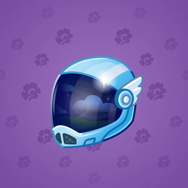 Neko Helmet, модель Sky Diver, фон Grape