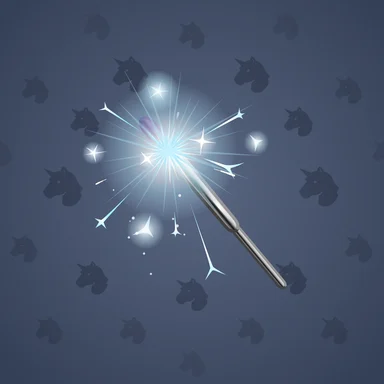 Party Sparkler, модель Chrome, фон Midnight Blue