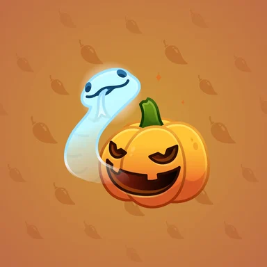 Pet Snake, модель Spooky, фон Orange