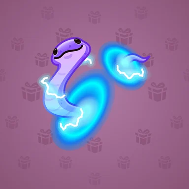 Pet Snake, модель Portal, фон Dark Lilac