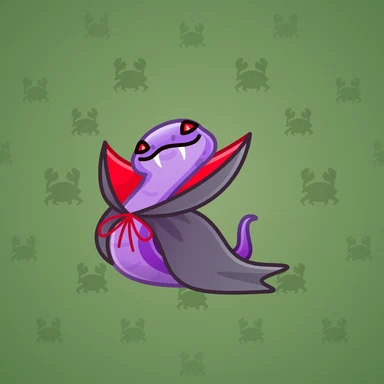 Pet Snake, модель Dracula, фон Pistachio