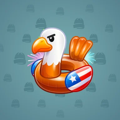 Pool Float, модель Bald Eagle, фон Moonstone