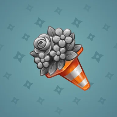 Pretty Posy, модель Roadworks, фон Moonstone