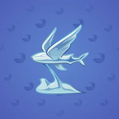 Rare Bird, модель Wave Glider, фон Cobalt Blue