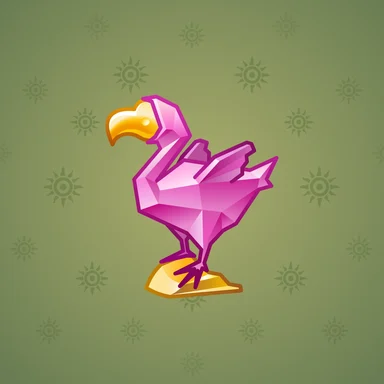 Rare Bird, модель Ruby Dodo, фон Khaki Green