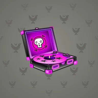 Record Player, модель Emocore, фон Battleship Grey