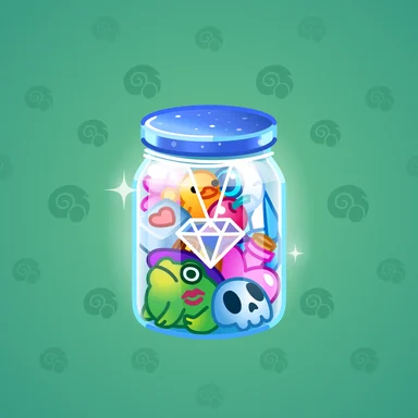 Restless Jar, модель Gift Holder, фон Pacific Green