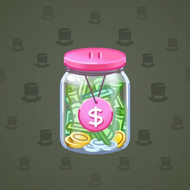 Restless Jar, модель Piggy Bank, фон Rifle Green