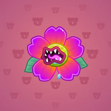 Sakura Flower, модель Venus Flytrap, фон Raspberry
