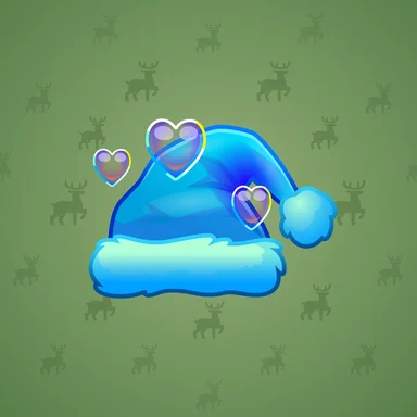 Santa Hat, модель Magic Love, фон Pistachio