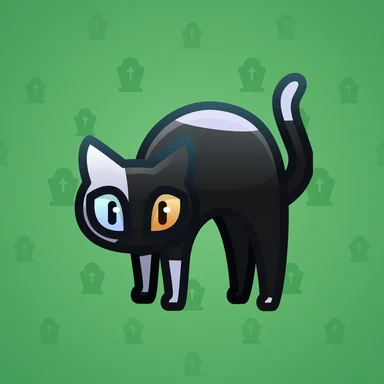 Scared Cat, модель Oreo, фон Mint Green